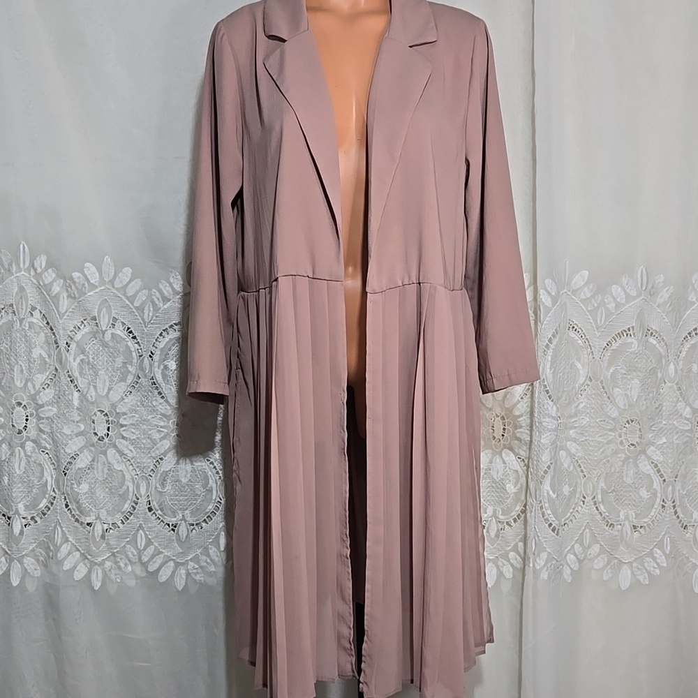 Leith Tan Brown Blazer Duster size Medium